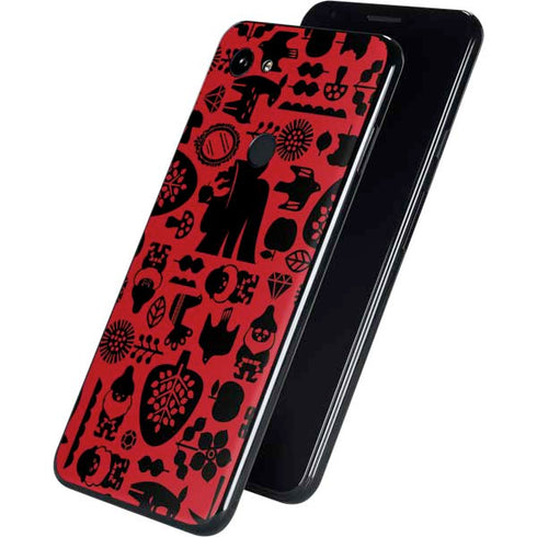 Disney Snow White Icon Pattern Google Pixel 3a XL Skin